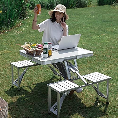 Heavy Duty Foldable Table Chair